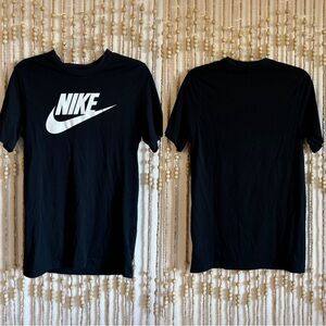 Nike The Nike Tee Black Spell Out Workout Outdoor Everyday Short Sleeve T Shirt